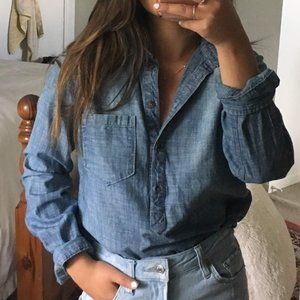 Merona Chambray Top